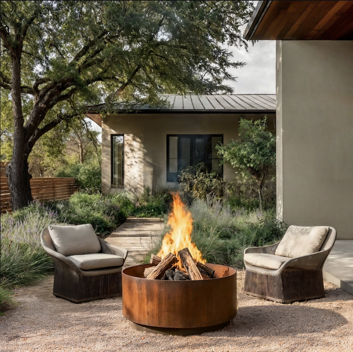 Corten Accessory Shop All | Large-Format Corten Steel Fire Pits & Accessories – Frontier ...
